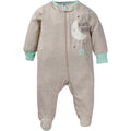 Gerber Baby Boys' 4 Pack Sleep 'N Play Footie, Dinosaur Blue, 3-6 Months