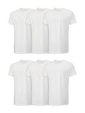 Fruit of the Loom Men's Eversoft Cotton Stay Tucked Crew T-Shirt, Regular-6 Pack White, 3X_l