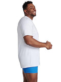 Fruit of the Loom Men's Eversoft Cotton Stay Tucked Crew T-Shirt, Regular-6 Pack White, 3X_l