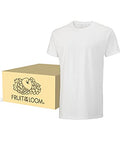 Fruit of the Loom Men's Eversoft Cotton Stay Tucked Crew T-Shirt, Regular-6 Pack White, 3X_l