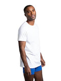 Fruit of the Loom Men's Eversoft Cotton Stay Tucked Crew T-Shirt, Regular-6 Pack White, 3X_l