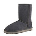 AUSLAND Women's Snow Boots Tall Winter Boots Mid-calf Faux Fur Lined Classic 5.5US A5815 Grey 36EU