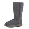 AUSLAND Women's Snow Boots Tall Winter Boots Mid-calf Faux Fur Lined Classic 5.5US A5815 Grey 36EU