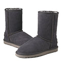 AUSLAND Women's Snow Boots Tall Winter Boots Mid-calf Faux Fur Lined Classic 5.5US A5815 Grey 36EU