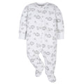 Gerber Unisex Baby 4 Pack Sleep 'N Play Footie Elephants Preemie