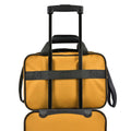 U.S. Traveler Rio Rugged Fabric Expandable Carry-on Luggage Set, Orange, 2 Wheel