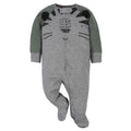 Gerber Baby Boys' 4 Pack Sleep 'N Play Footie, Dinosaur Blue, 3-6 Months