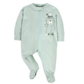 Gerber Unisex Baby 4 Pack Sleep 'N Play Footie Elephants Preemie